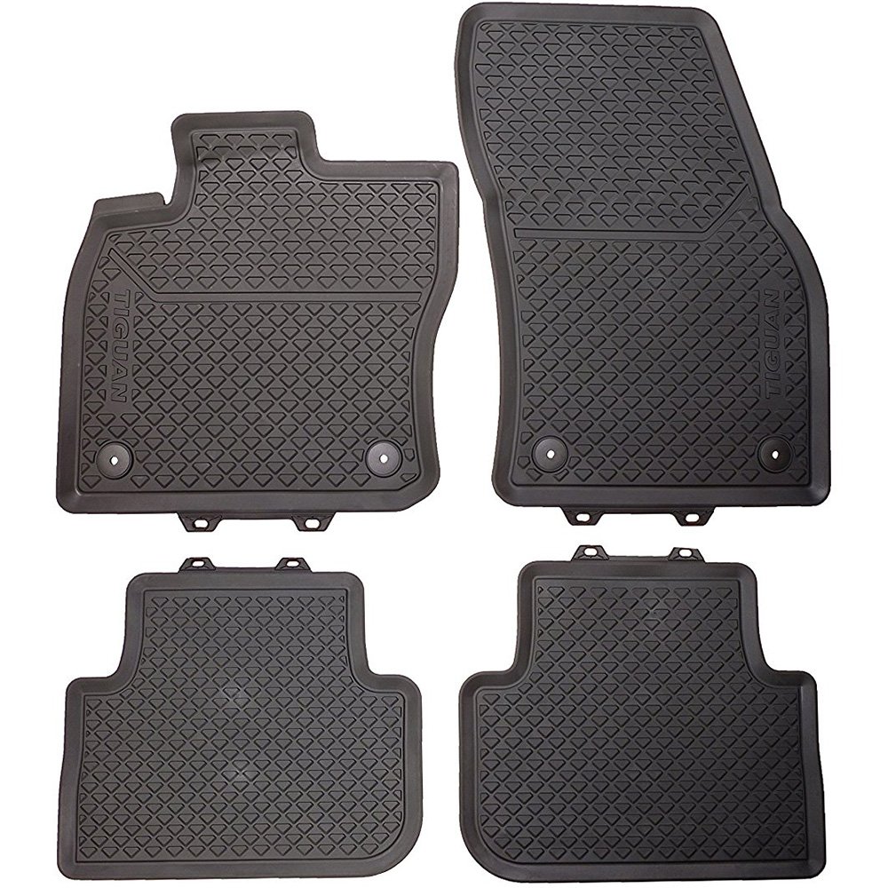 Volkswagen 5NB06150082V Allwetterfußmatten Set Vorne/Hinten, schwarz Volkswagen 5NB06150082V Allwetterfußmatten Set Vorne/Hinten, schwarz von Volkswagen