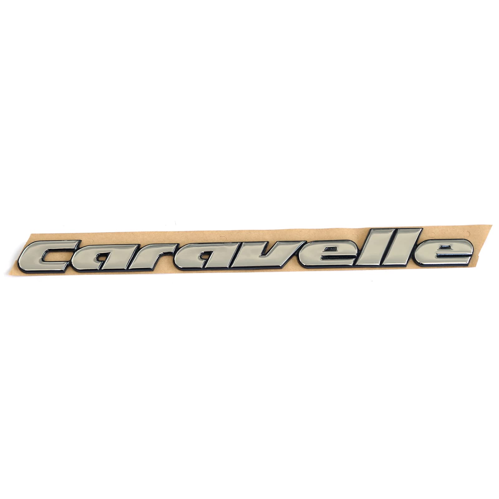 Volkswagen 705853689GZ10 Schriftzug Caravelle Heckklappe Emblem Logo Typzeichen, Chrom Volkswagen 705853689GZ10 Schriftzug Caravelle Heckklappe Emblem Logo Typzeichen, Chrom von Volkswagen