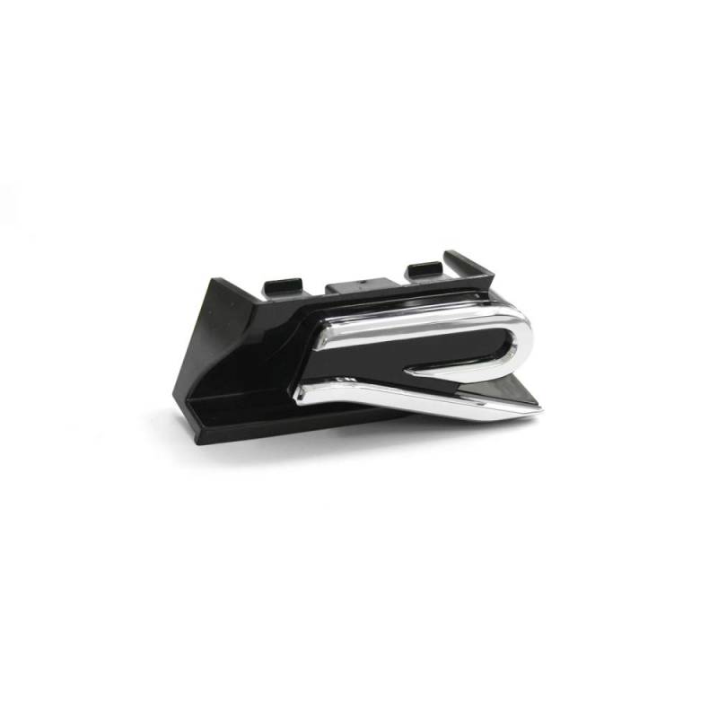 Volkswagen 760853948LBYY Schriftzug R-Logo Kühlergrill Emblem Hybrid Logo chrom von Volkswagen