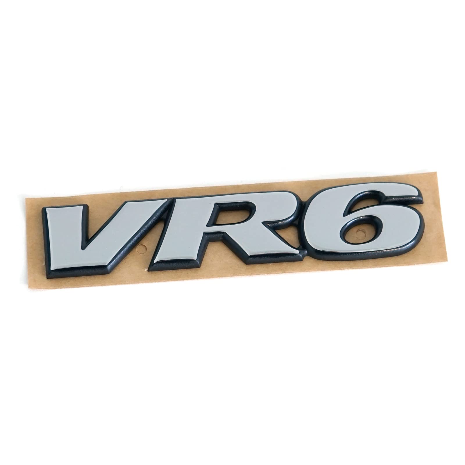 Volkswagen 7D0853675Z10 Schriftzug VR6 Heckklappe Emblem Logo, Chrom von Volkswagen