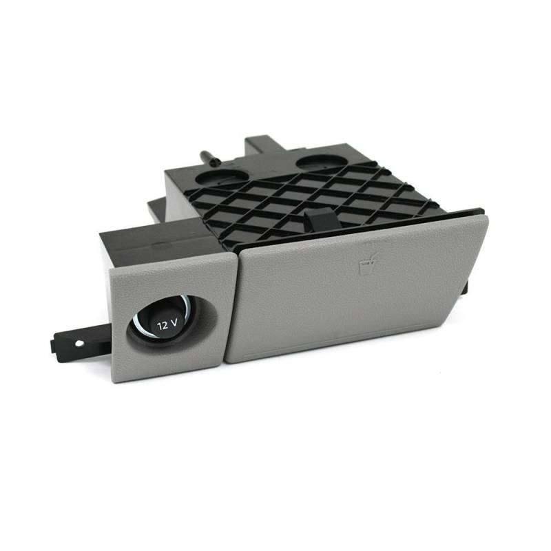 Volkswagen 7E185860130T Getränkehalter Zigarettenanzünder Halter Attrappe Halterung Becherhalter grau von Volkswagen