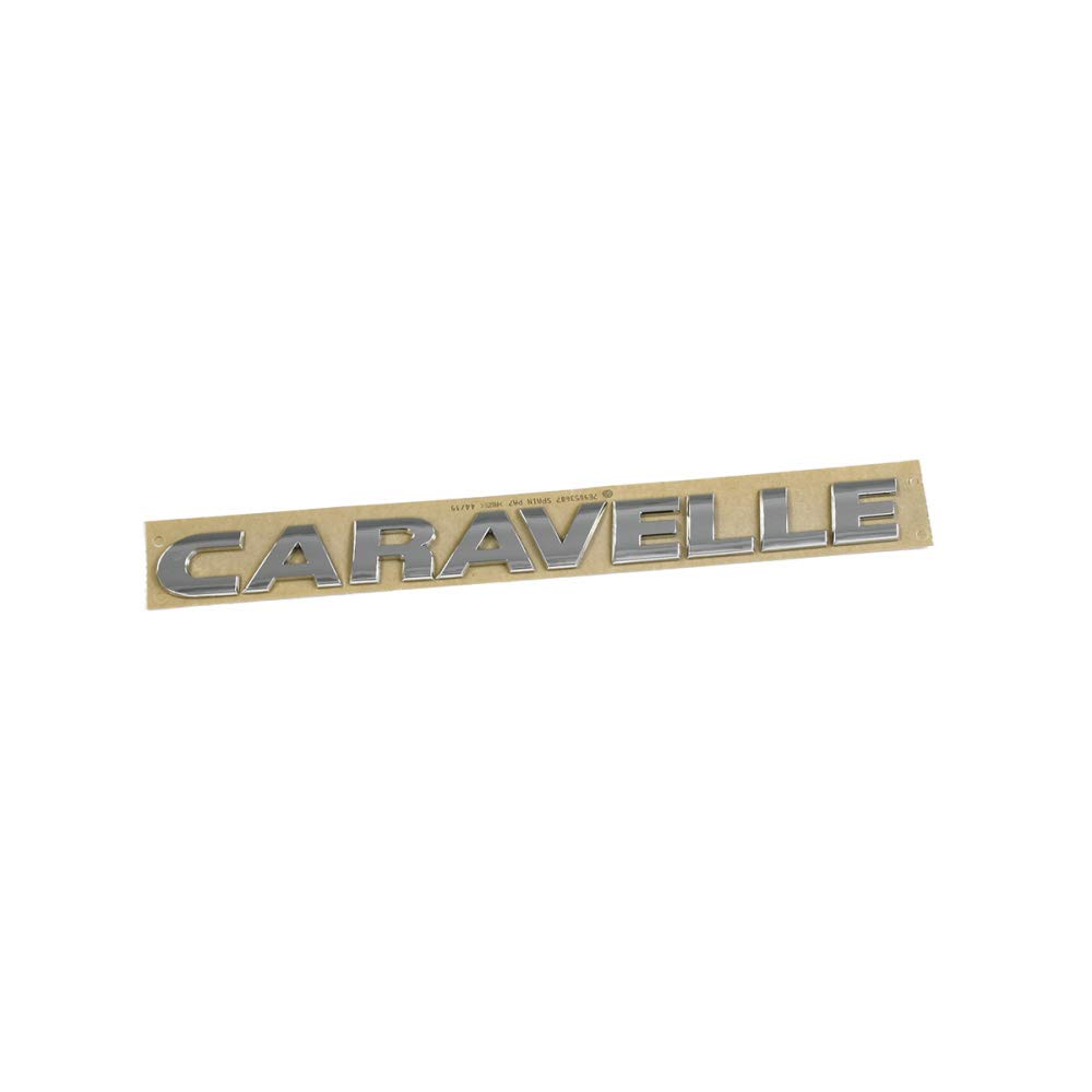 Volkswagen 7E9853687739 Caravelle Schriftzug Aufkleber Heckklappe Emblem chrom Volkswagen 7E9853687739 Caravelle Schriftzug Aufkleber Heckklappe Emblem chrom von Volkswagen