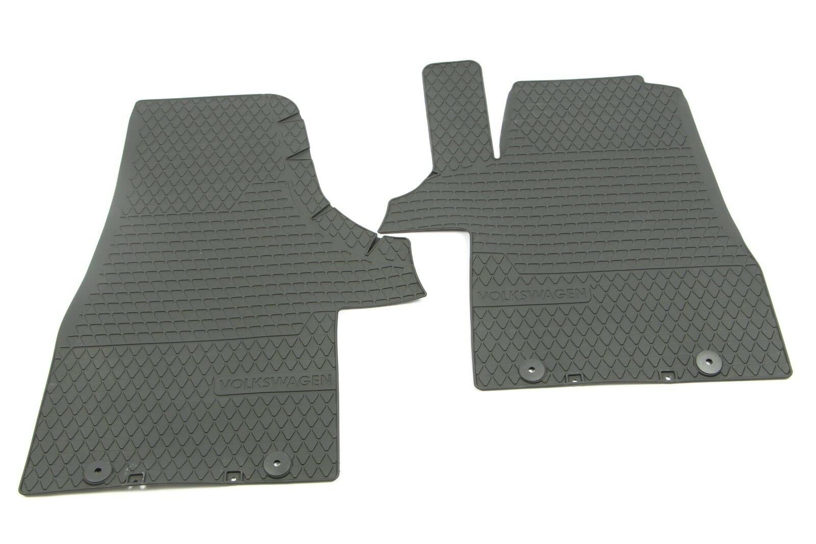 Volkswagen 7H1061502B82V Allwettermatten 2X Gummimatten vorn Original T5/T6 Gummi Fußmatten schwarz mit Schriftzug Volkswagen 7H1061502B82V Allwettermatten 2X Gummimatten vorn Original T5/T6 Gummi Fußmatten schwarz mit Schriftzug von Volkswagen