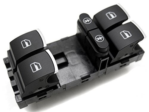 Volkswagen 7P6959857 Fensterheberschalter Alu Chrom Design Schalter 4-Fach Volkswagen 7P6959857 Fensterheberschalter Alu Chrom Design Schalter 4-Fach von Volkswagen