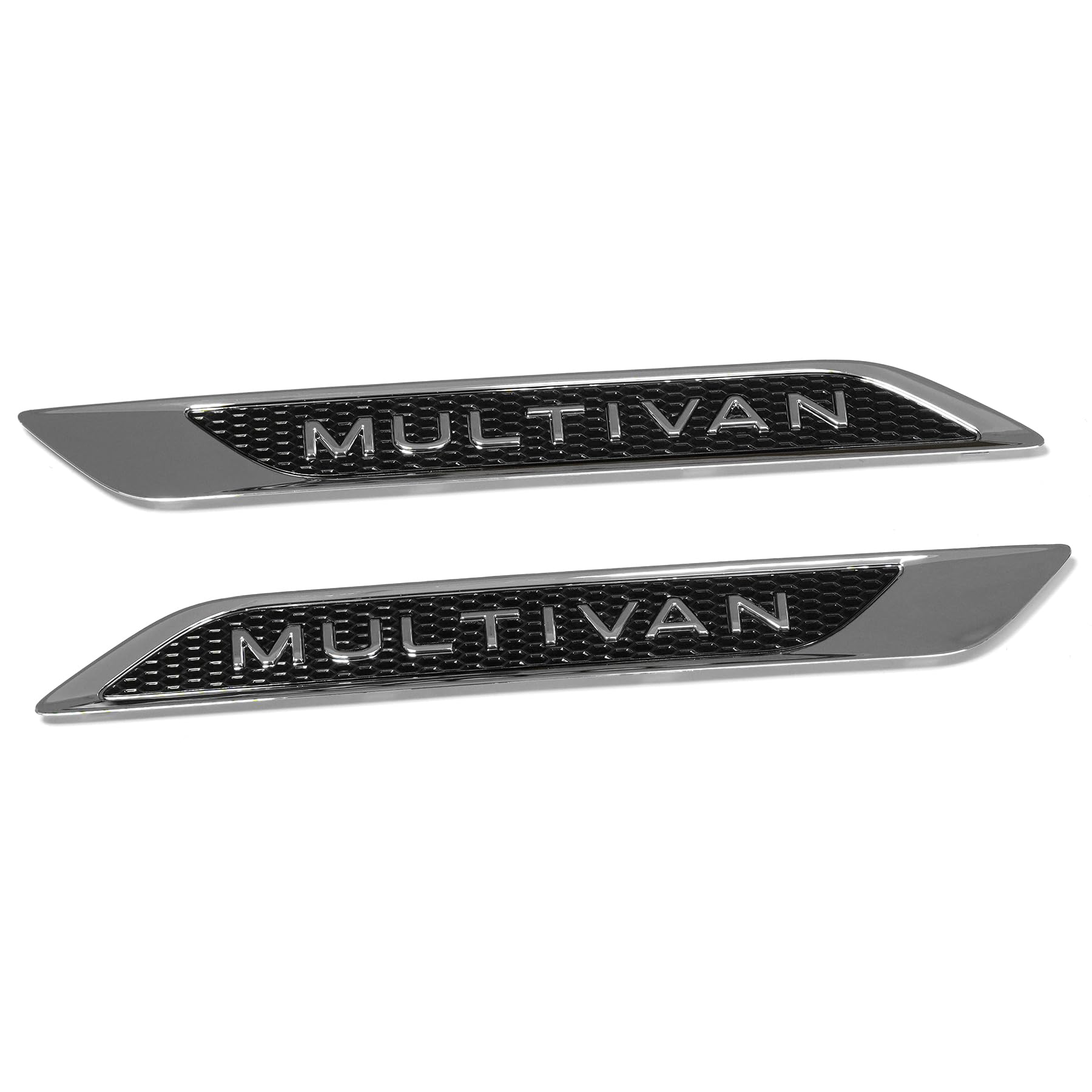 Volkswagen 7T0853675 Schriftzug Multivan Kotflügel seitlich Plakette, schwarz/Chrom Volkswagen 7T0853675 Schriftzug Multivan Kotflügel seitlich Plakette, schwarz/Chrom von Volkswagen