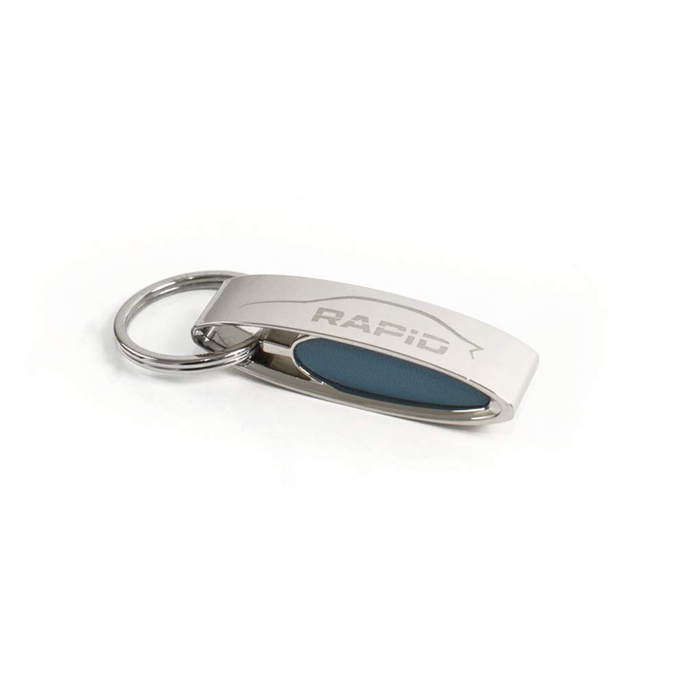 Volkswagen MVF28-100 Schlüsselanhänger Keyring Metall Anhänger, mit Rapid Schriftzug Volkswagen MVF28-100 Schlüsselanhänger Keyring Metall Anhänger, mit Rapid Schriftzug von Volkswagen