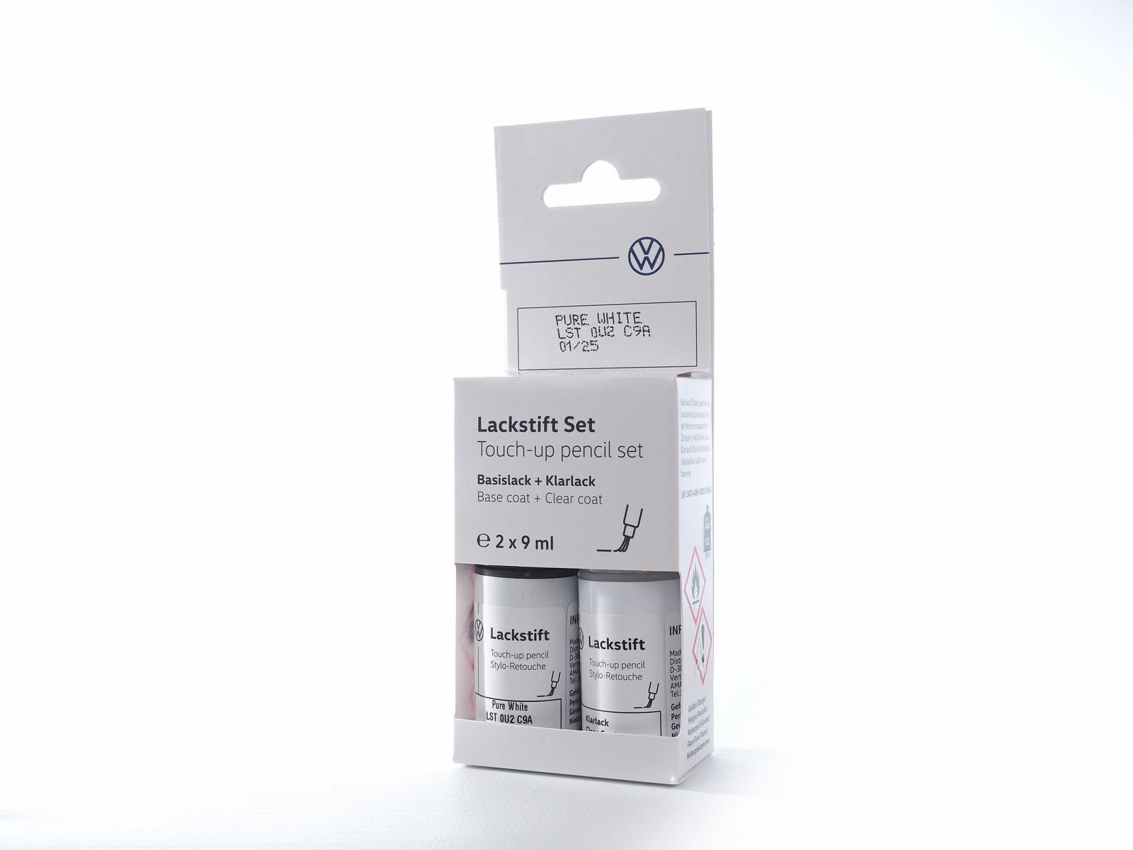 Volkswagen Original Audi Lackstift-Set Tungsten Silver-Metallic/Wolframsilber-Metallic Volkswagen Original Audi Lackstift-Set Tungsten Silver-Metallic/Wolframsilber-Metallic von Volkswagen