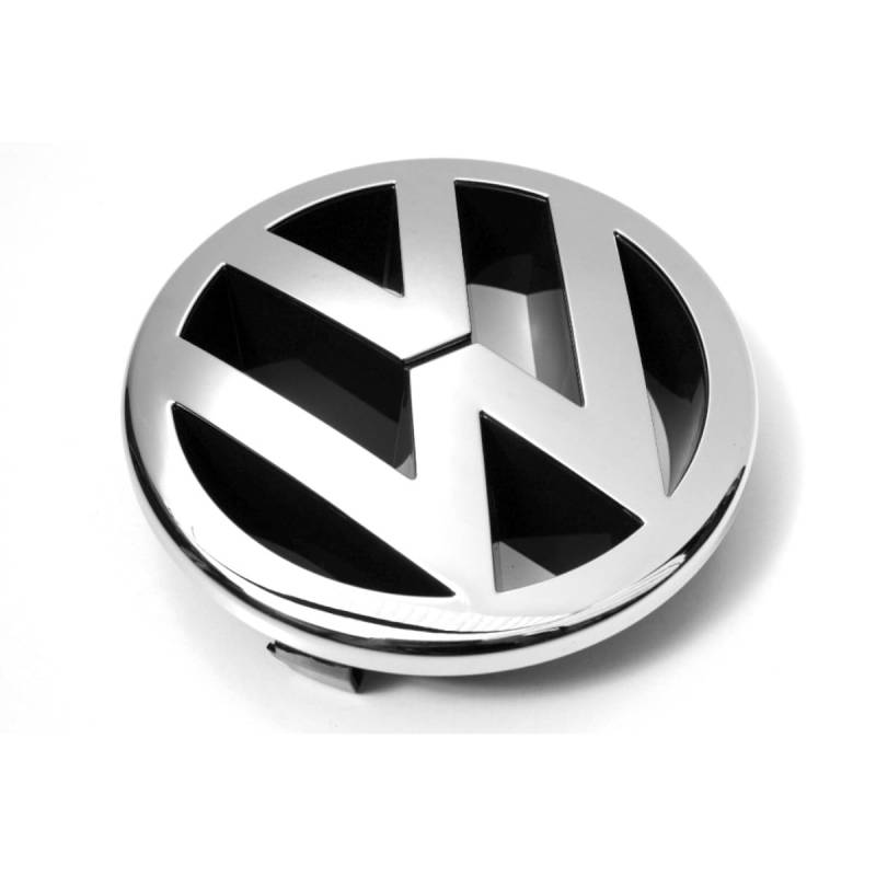 Volkswagen 1T0853601AFDY Emblem Kühlergrill VW Zeichen Logo vorn, Chrom von Volkswagen