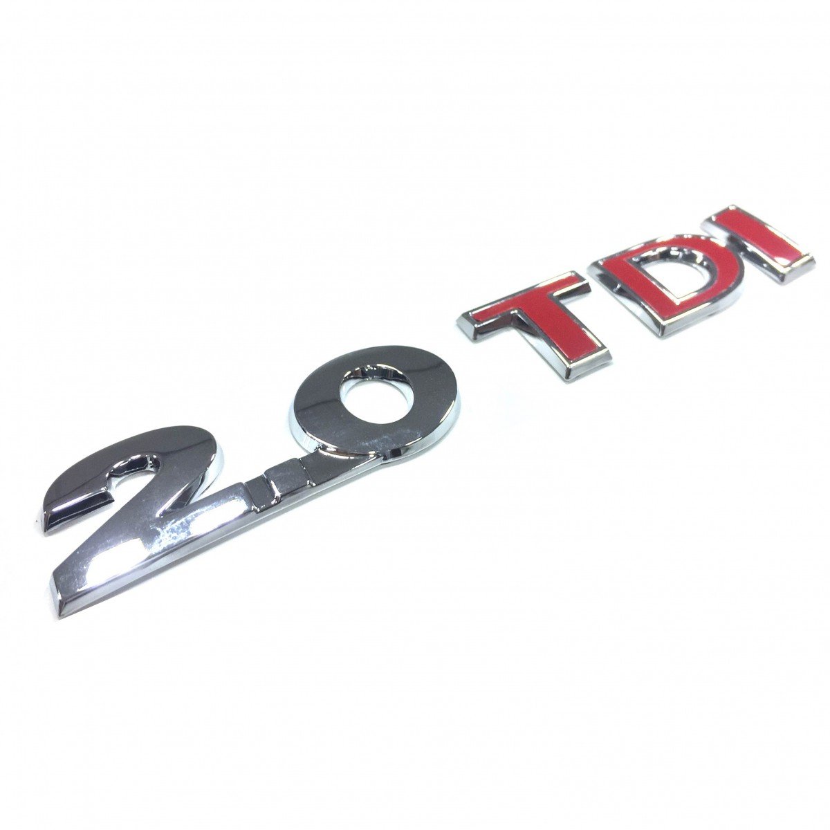 Original VW Tiguan 176 kw 240 PS - Touran UVM. 2.0 TDI Schriftzug 3 mal rote Buchstaben Heck Selbstklebend von Volkswagen