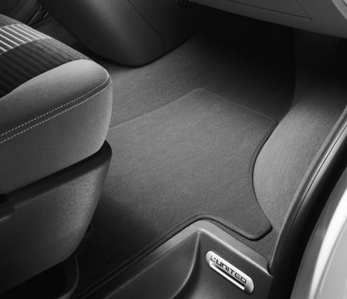 Volkswagen 7E1061275WGK Velours Textil Fußmatten Vorn von Volkswagen