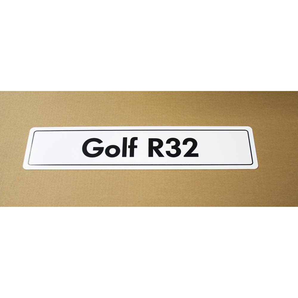 Volkswagen ZCP905030 Kennzeichenschild Nummernschild Kennzeichen Typenschild Golf R32 Volkswagen ZCP905030 Kennzeichenschild Nummernschild Kennzeichen Typenschild Golf R32 von Volkswagen