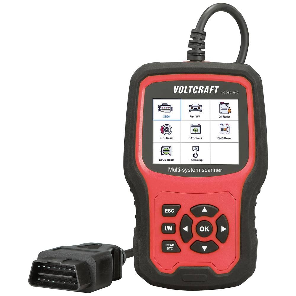 VOLTCRAFT VC-OBD-9610 OBD II Diagnosetool VC-13097390 von Voltcraft