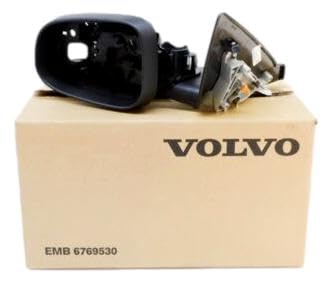Volvo C30 Originaler Spiegel Europa OE 31218169 - Universelle Passform - Türhalterung - Glas, Kunststoff - Spiegel - Fahrzeugspiegel von VOLVO