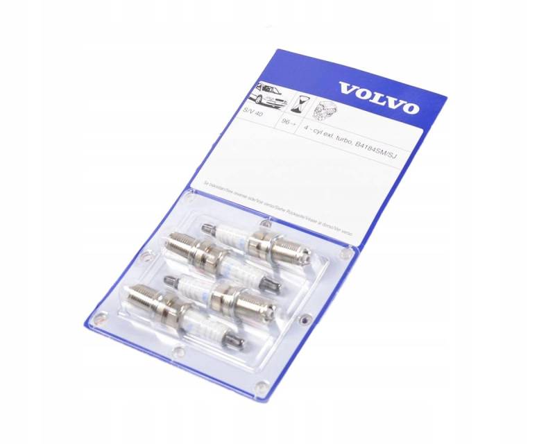 Volvo Zündkerze für S40/V40, 1.6-2.0 Liter, Platin, M14x1.25, 1 Stück, OE 272207 von VOLVO