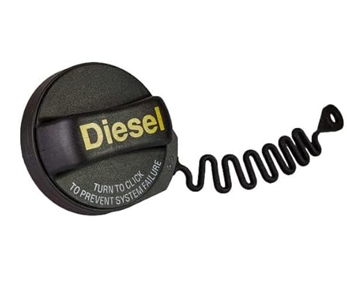 Volvo Diesel-Tankdeckel für XC60, XC70, XC90, S60, S80, V60, V70, Schwarz, Drehverschluss, Auto, Geländewagen, 31303817 von VOLVO