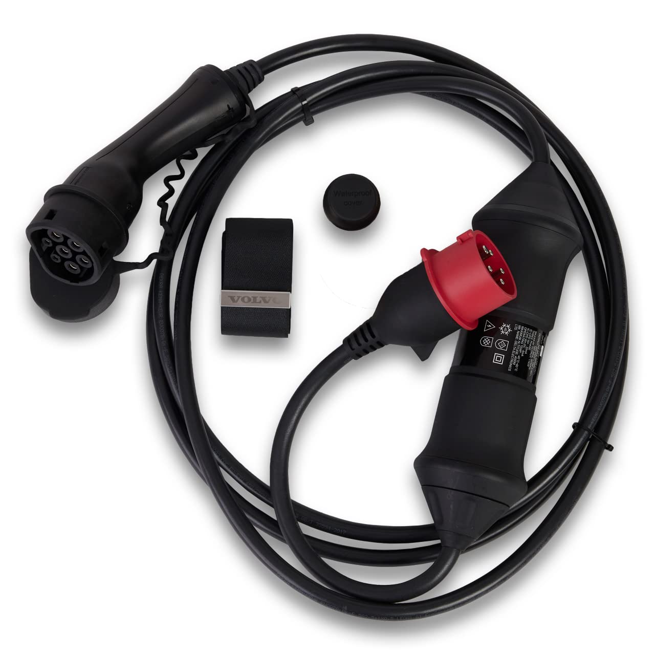 Volvo Pure Electric Ladekabel 6 m CEE-Stecker rot für 16A Industriesteckdose (Mode 2) 32324390 von Volvo