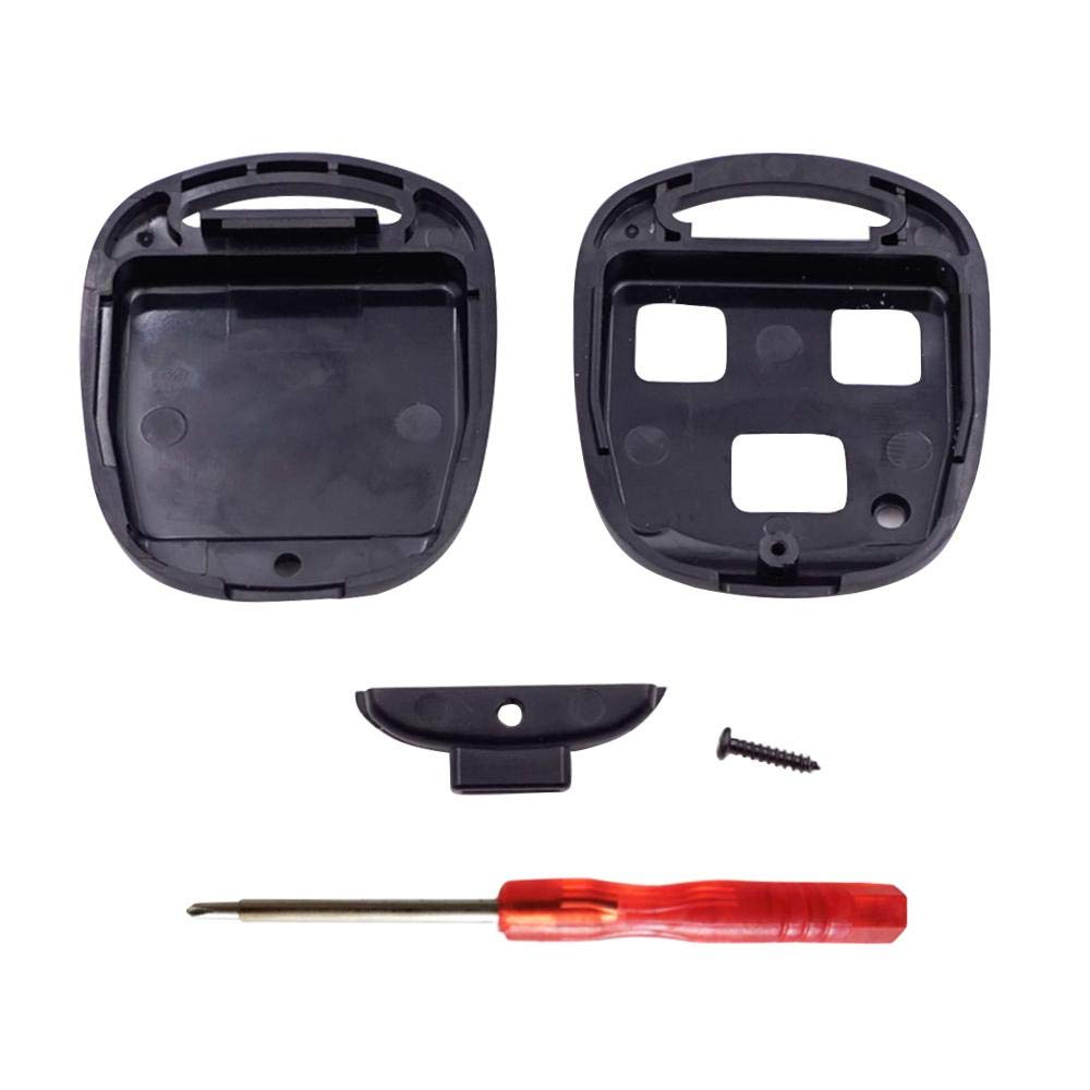 Volwco Ersatz für Lexus Schlüsselanhänger-Gehäuse Gehäuse Gehäuse passend für Lexus NX200t is RC ES250 GS RX300 LX570-1 Packung (nur Gehäuse) von Volwco