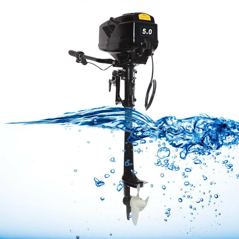 Elektro Aussenborder 48V 5PS - Elektromotor führerscheinfreier Bootsmotor 1200W Elektrisch Boot Außenbordmotor 8-10km/h Elektro Bootsmotor 3000upm von VonVVer
