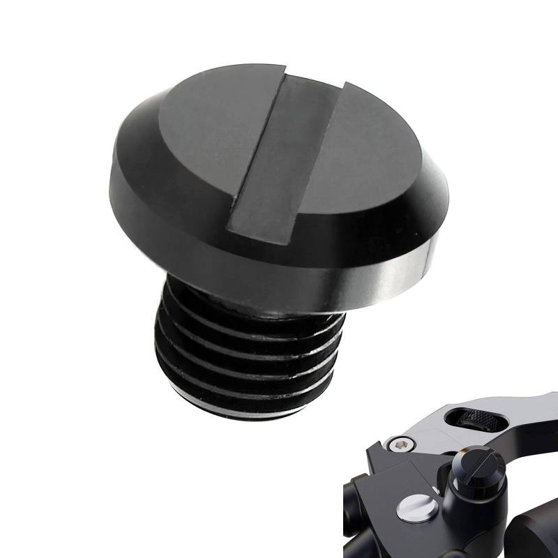Motorrad Spiegel Blindstopfen Schrauben M10, Abdeckschrauben für Spiegelgewinde, CNC Aluminium Blindstopfen M10 1x Rechtsgewinde + 1x Linksgewinde (Ein Paar) von Vonavira