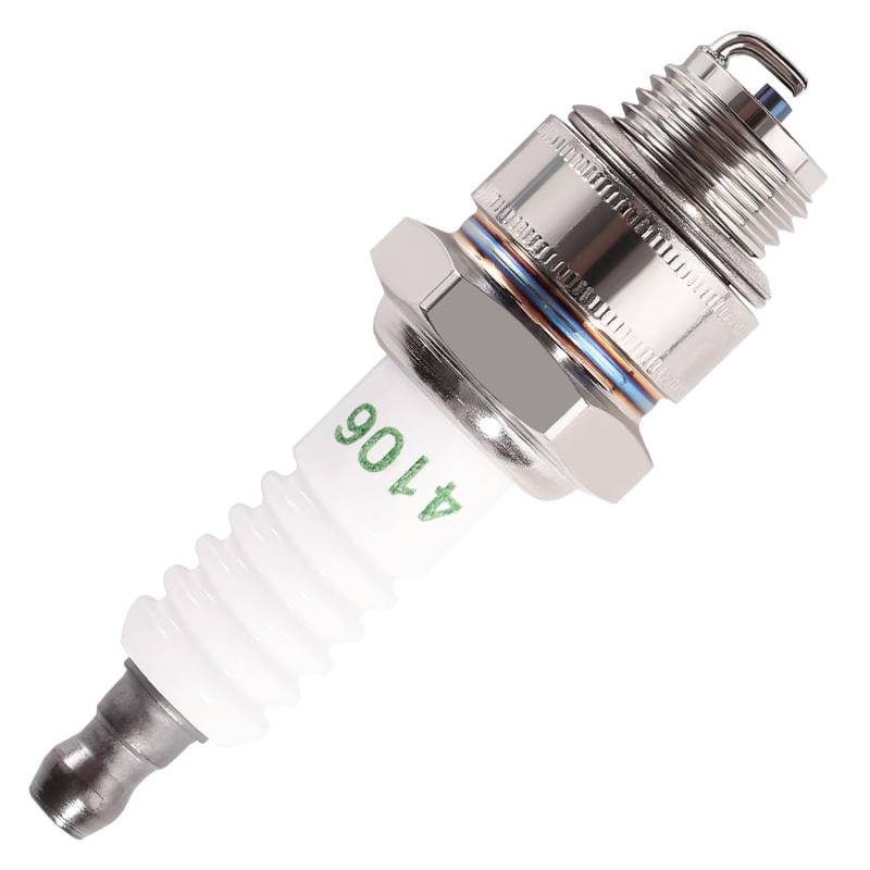 VooGenzek 1 Stück 4106 Zündkerze, Zündkerzen 4106 Ersatz, Rasenmäher Zündkerzen Ersatzteil, 2 Takt Motor Zündkerze, für 3WF-20 3WF-3/2.6, B2LM BR2LM B6S von VooGenzek