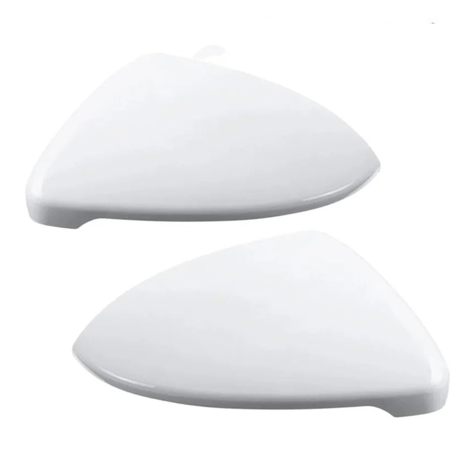 Spiegelkappenabdeckung 1 Paar Auto Seitenspiegelabdeckung Rückspiegelgehäusekappen Autos Teile Zubehör Trim Für VW Für Golf 7 MK7 MK7.5 Für Touran L Außenspiegelabdeckungen(White-Pair) von Voseto