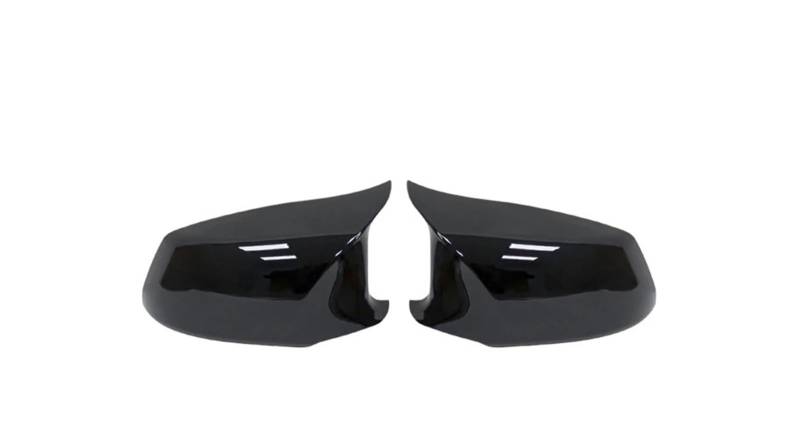 Spiegelkappenabdeckung 1 Paar Spiegel Abdeckung KappenRückspiegelkappen Seitenspiegelabdeckungen Autozubehör Für 5er F10 F11 F18 Pre-LCI 2010 2011 2012 2013 Außenspiegelabdeckungen(Bright Black) von Voseto
