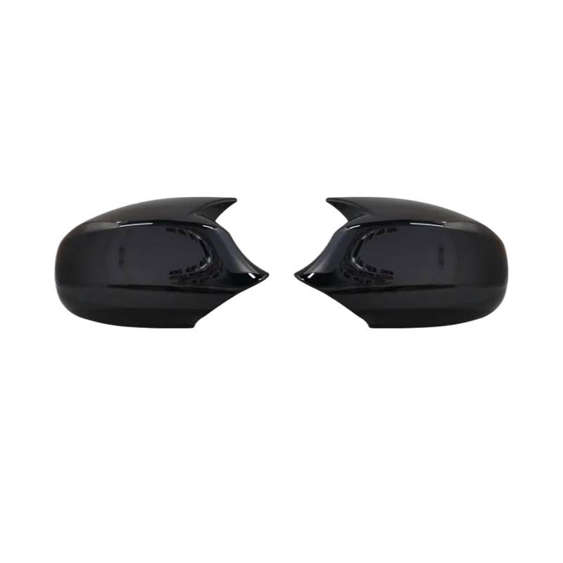 Spiegelkappenabdeckung 1 Stück Für E87 E81 E82 E90 E91 E92 E93 120i 128i 118d 120d 130i Rückansicht Seitenkofferverkleidung M-Stil Auto-Rückspiegelabdeckung Außenspiegelabdeckungen(ABS Black) von Voseto