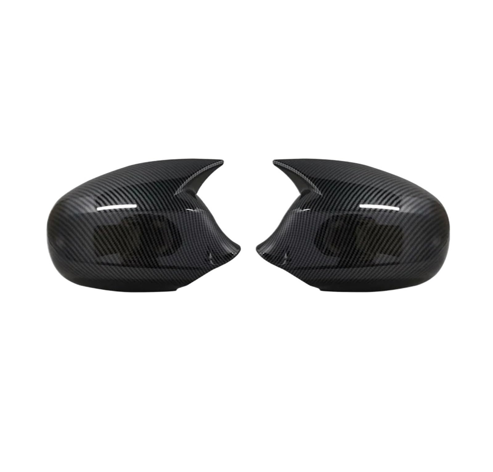 Spiegelkappenabdeckung 1 Stück Für E87 E81 E82 E90 E91 E92 E93 120i 128i 118d 120d 130i Rückansicht Seitenkofferverkleidung M-Stil Auto-Rückspiegelabdeckung Außenspiegelabdeckungen(Carbon Fiber) von Voseto