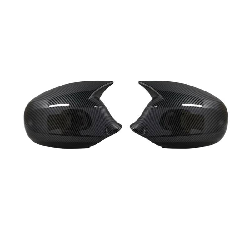 Spiegelkappenabdeckung 1 Stück Für E87 E81 E82 E90 E91 E92 E93 120i 128i 118d 120d 130i Rückansicht Seitenkofferverkleidung M-Stil Auto-Rückspiegelabdeckung Außenspiegelabdeckungen(Carbon Fiber) von Voseto