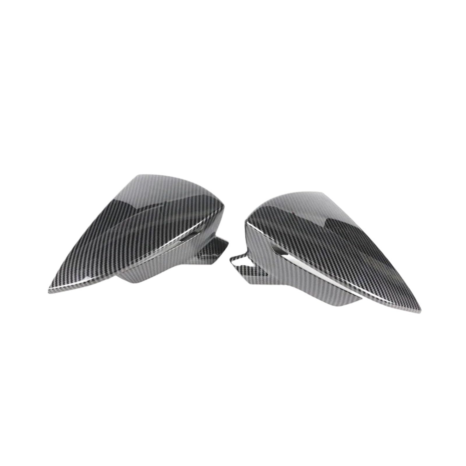 Spiegelkappenabdeckung 2 Stücke Auto Seitentür Rückspiegel Abdeckkappe Hinzufügen Auf Für Für SEAT Leon MK3 5F ST Für FR Für Cupra Ibiza Mk5 Arona KJ7 2017-2020 Außenspiegelabdeckungen(Carbon pattern) von Voseto