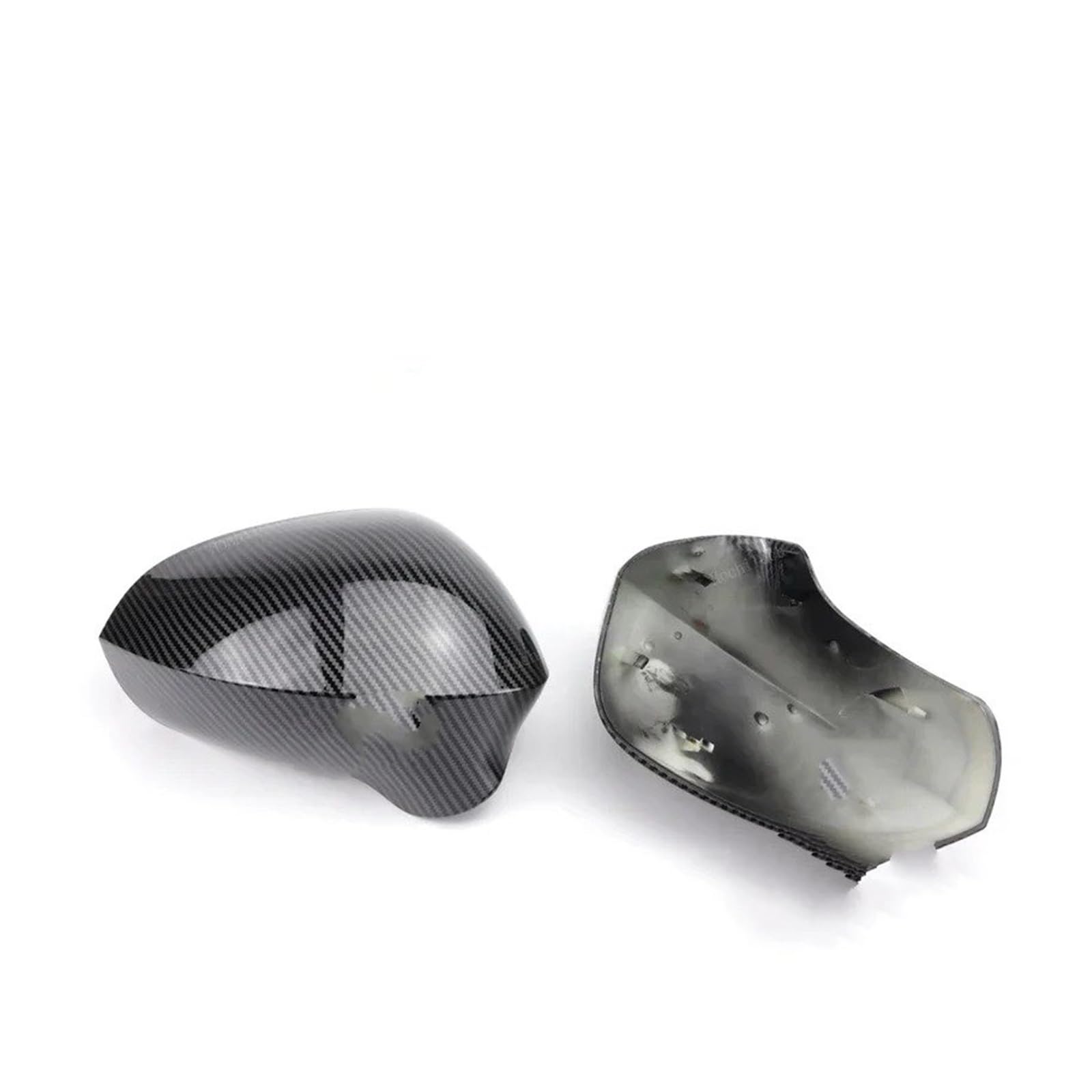 Spiegelkappenabdeckung Carbon Fiber Style Schwarze Rückspiegel-Abdeckkappen Für Seat Exeo 3R Leon 1P1 2009-2013 Lbiza 6J 2008-2013 Ersatz Außenspiegelabdeckungen(Carbon Fiber Look) von Voseto