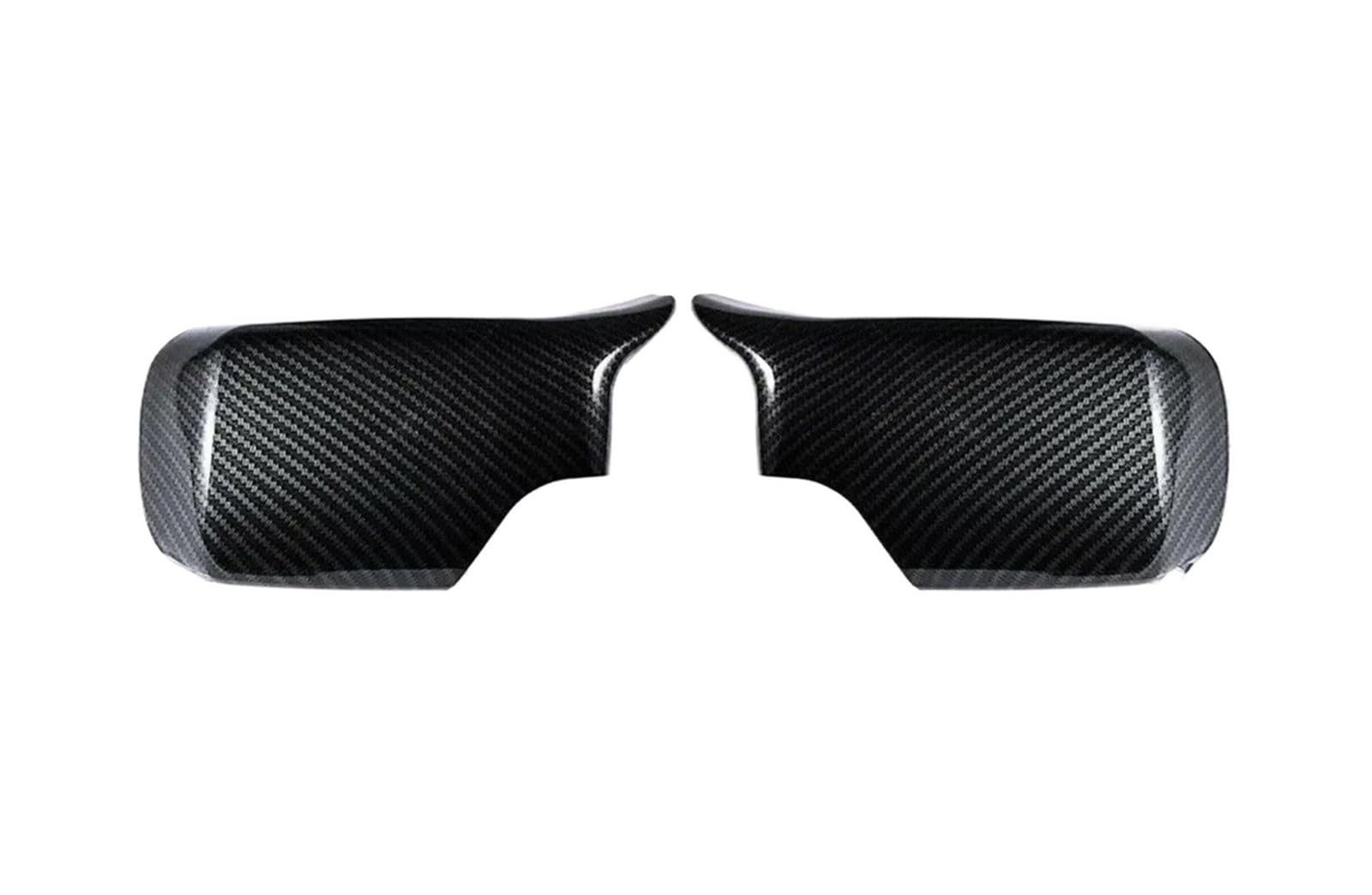 Spiegelkappenabdeckung Für 320i 323i 325i 328i 330i 525i 528i 530i 540i E46 E39 Rückspiegel Abdeckung Kappe 51168238375 51168238376 1996-2005 Außenspiegelabdeckungen(Carbon Fiber) von Voseto