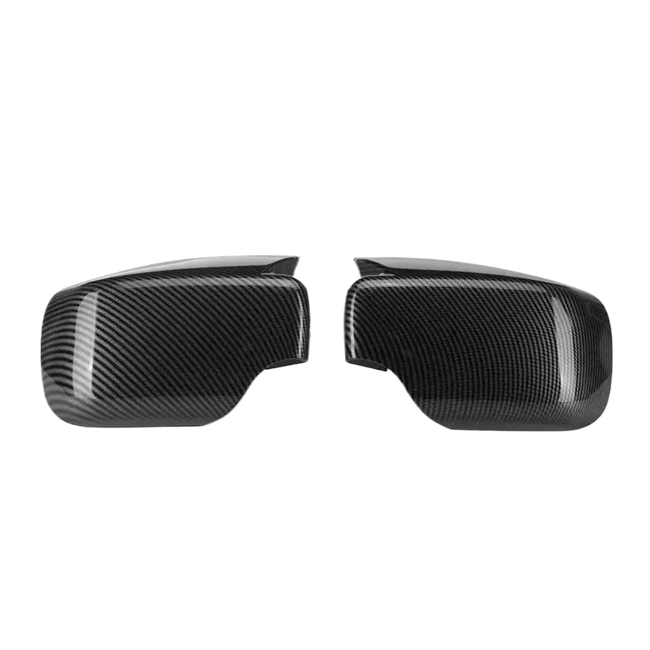 Spiegelkappenabdeckung Für 3er E46 1998-2005 E39 1996-2003 LHD Autoaufkleber Rückspiegel Seitenspiegelabdeckung Flügelkappe Außenrückspiegelgehäuseverkleidung Außenspiegelabdeckungen(Carbon) von Voseto