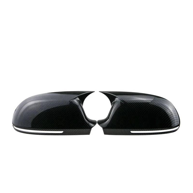 Spiegelkappenabdeckung Für A3 8P Für A4 Für A5 B8 B8.5 A6L A8L RS6 S8 Für Q3 S5 RS3 Auto-Rückspiegelabdeckung Flügelkappe Außentürgehäuse Schalenverkleidung Außenspiegelabdeckungen(Type A Carbon) von Voseto