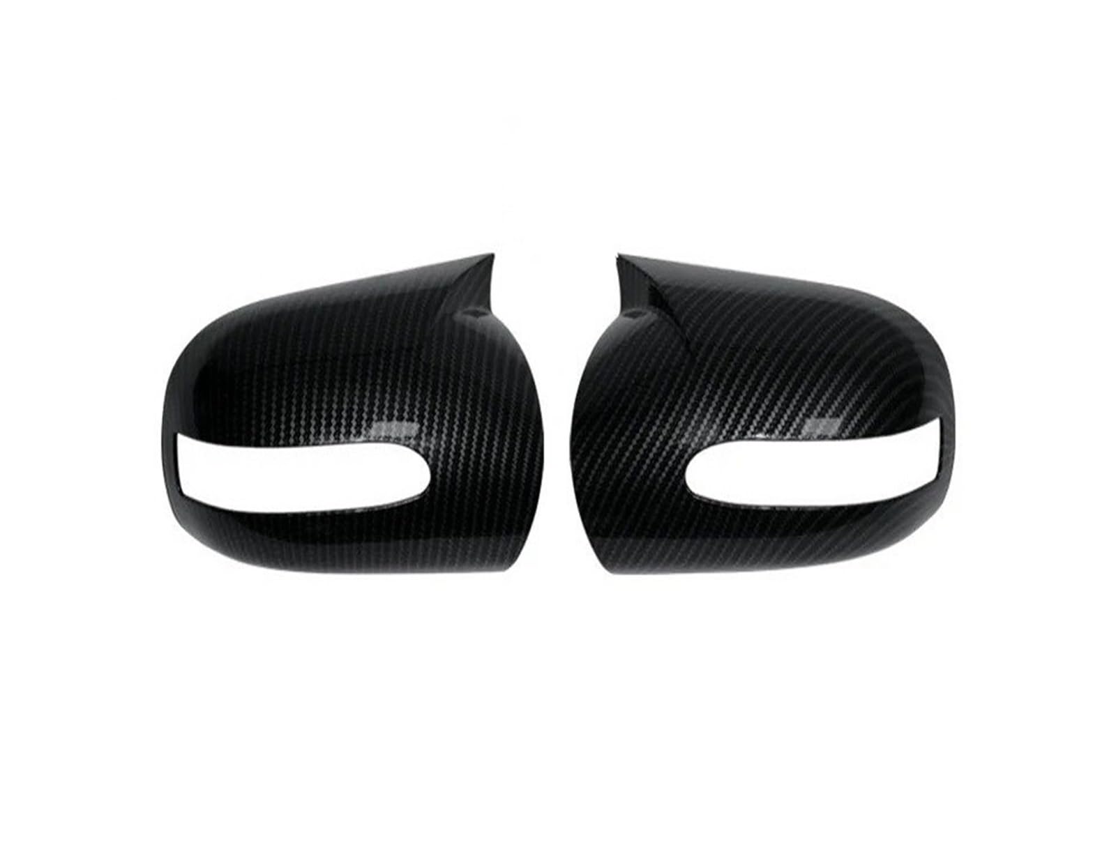 Spiegelkappenabdeckung Für Benz E C-Klasse W211 W203 2001 2002 2003 2004 2005-2007 Teile Styling Auto Seitentür Rückspiegel Seitenspiegel Abdeckkappen M Stil Außenspiegelabdeckungen(Carbon Look) von Voseto