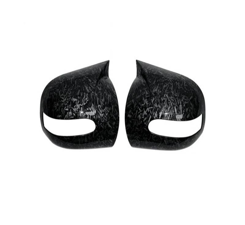 Spiegelkappenabdeckung Für Benz E C-Klasse W211 W203 2001 2002 2003 2004 2005-2007 Teile Styling Auto Seitentür Rückspiegel Seitenspiegel Abdeckkappen M Stil Außenspiegelabdeckungen(Forged Grain) von Voseto