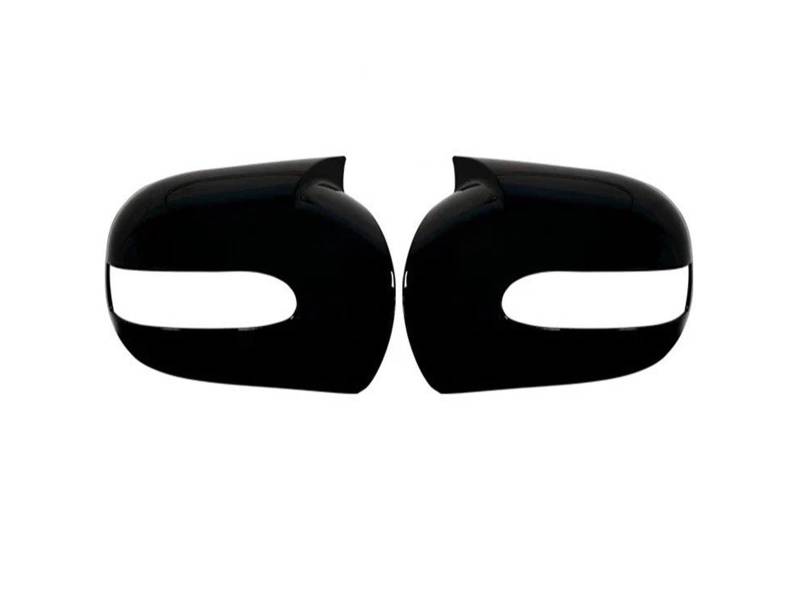 Spiegelkappenabdeckung Für Benz E C-Klasse W211 W203 2001 2002 2003 2004 2005-2007 Teile Styling Auto Seitentür Rückspiegel Seitenspiegel Abdeckkappen M Stil Außenspiegelabdeckungen(Gloss Black) von Voseto