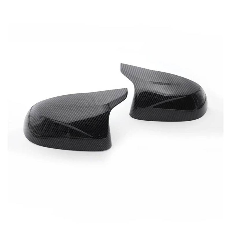 Spiegelkappenabdeckung Für F25 Für X3 F26 Für X4 F15 Für X5 F16 Für X6 14 15 16 17 18 Spiegelabdeckkappen Schwarzer Carbonfaser-Look Facelift Seitenflügel Modifiziert Außenspiegelabdeckungen(1 set Car von Voseto