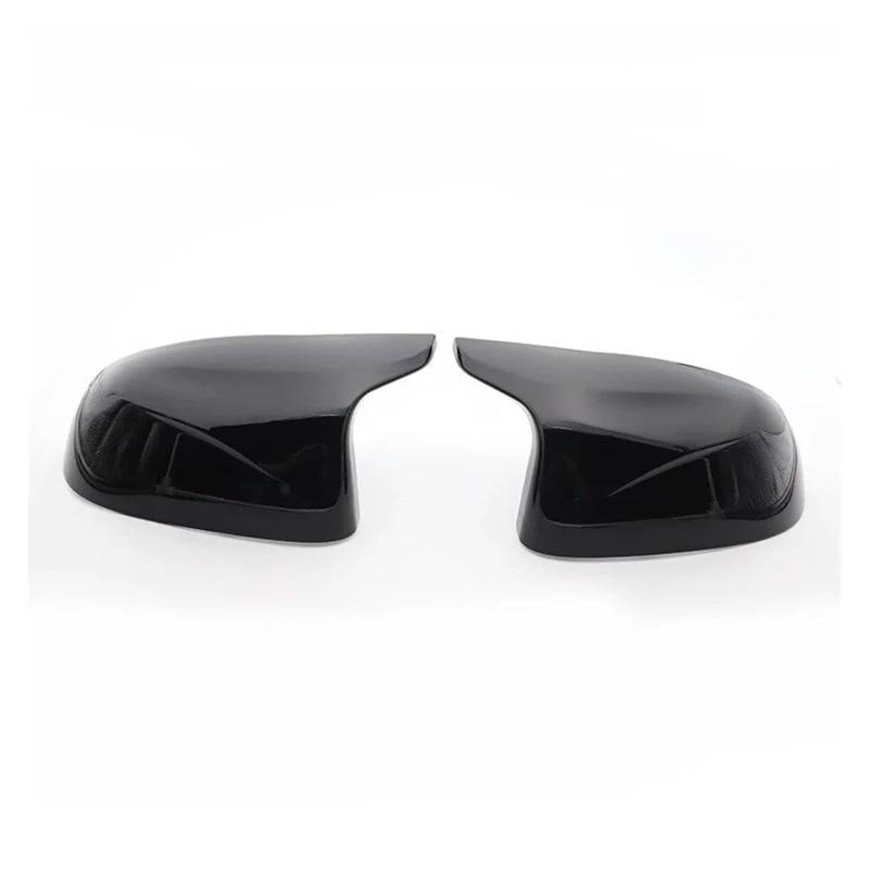 Spiegelkappenabdeckung Für F25 Für X3 F26 Für X4 F15 Für X5 F16 Für X6 14 15 16 17 18 Spiegelabdeckkappen Schwarzer Carbonfaser-Look Facelift Seitenflügel Modifiziert Außenspiegelabdeckungen(1 pair bl von Voseto