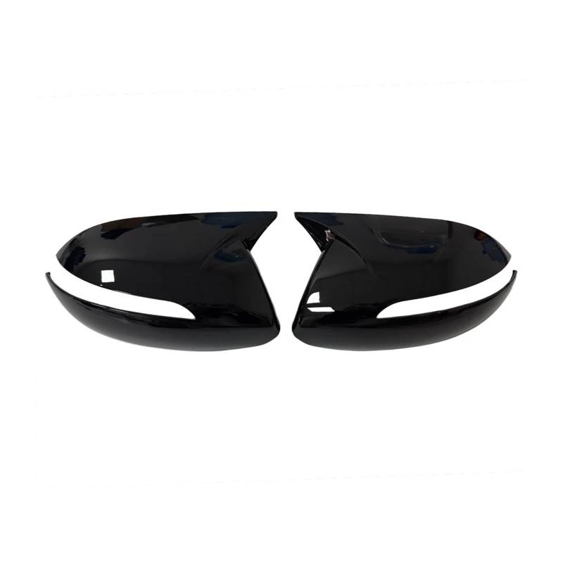 Spiegelkappenabdeckung Für Kia Für Sportage KX5 2011 2012 2013 2014 2015 Auto Rückspiegel Seitenspiegel Abdeckung Flügelkappe Außentür Gehäuse Shell Trim ABS Außenspiegelabdeckungen(Gloss Black) von Voseto