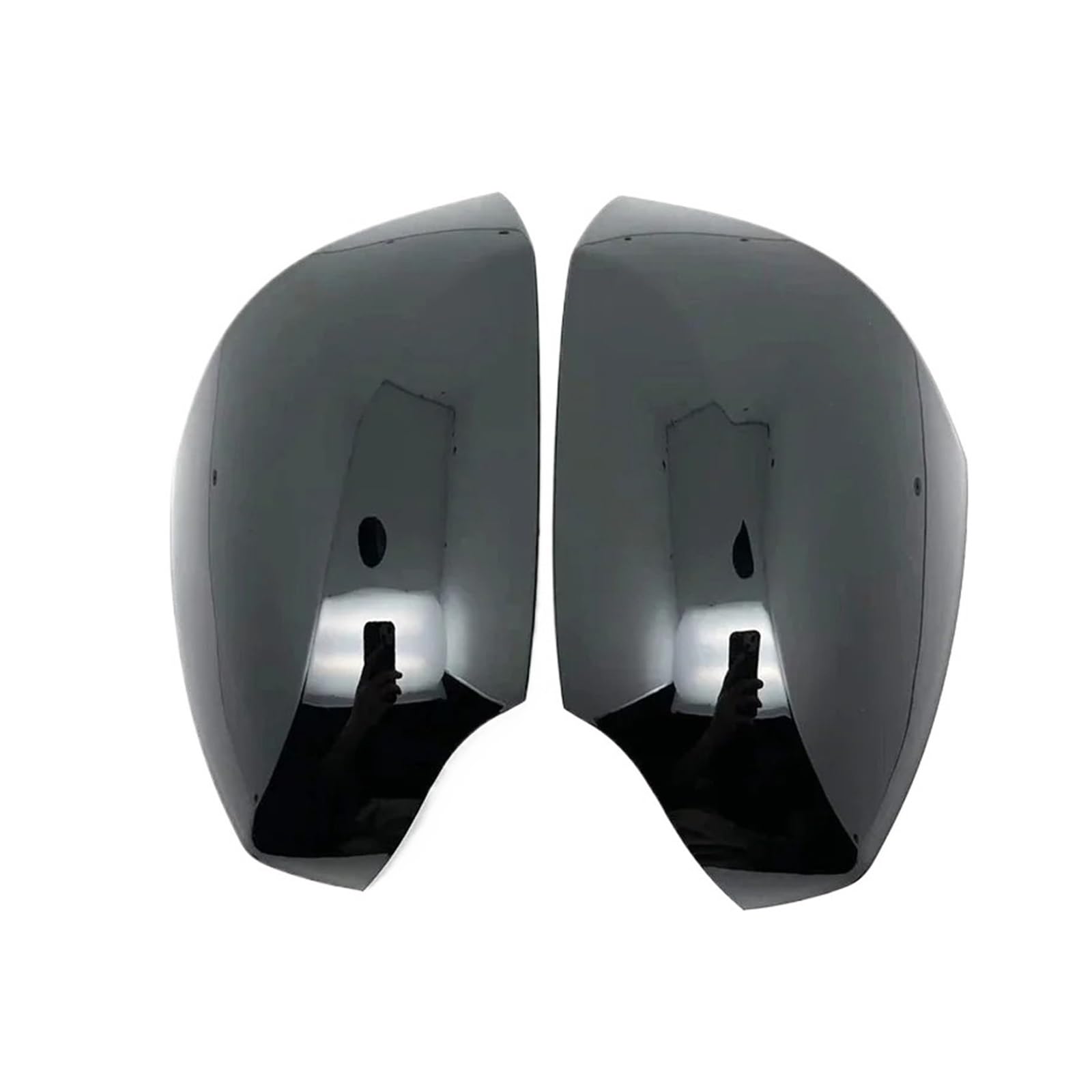 Spiegelkappenabdeckung Für Megane MK3 2008-2015 Auto Ersatz Rückspiegel Seitenspiegel Abdeckung Flügelkappe Außentür Rückansicht Fall Trim Schwarz Außenspiegelabdeckungen(Black) von Voseto