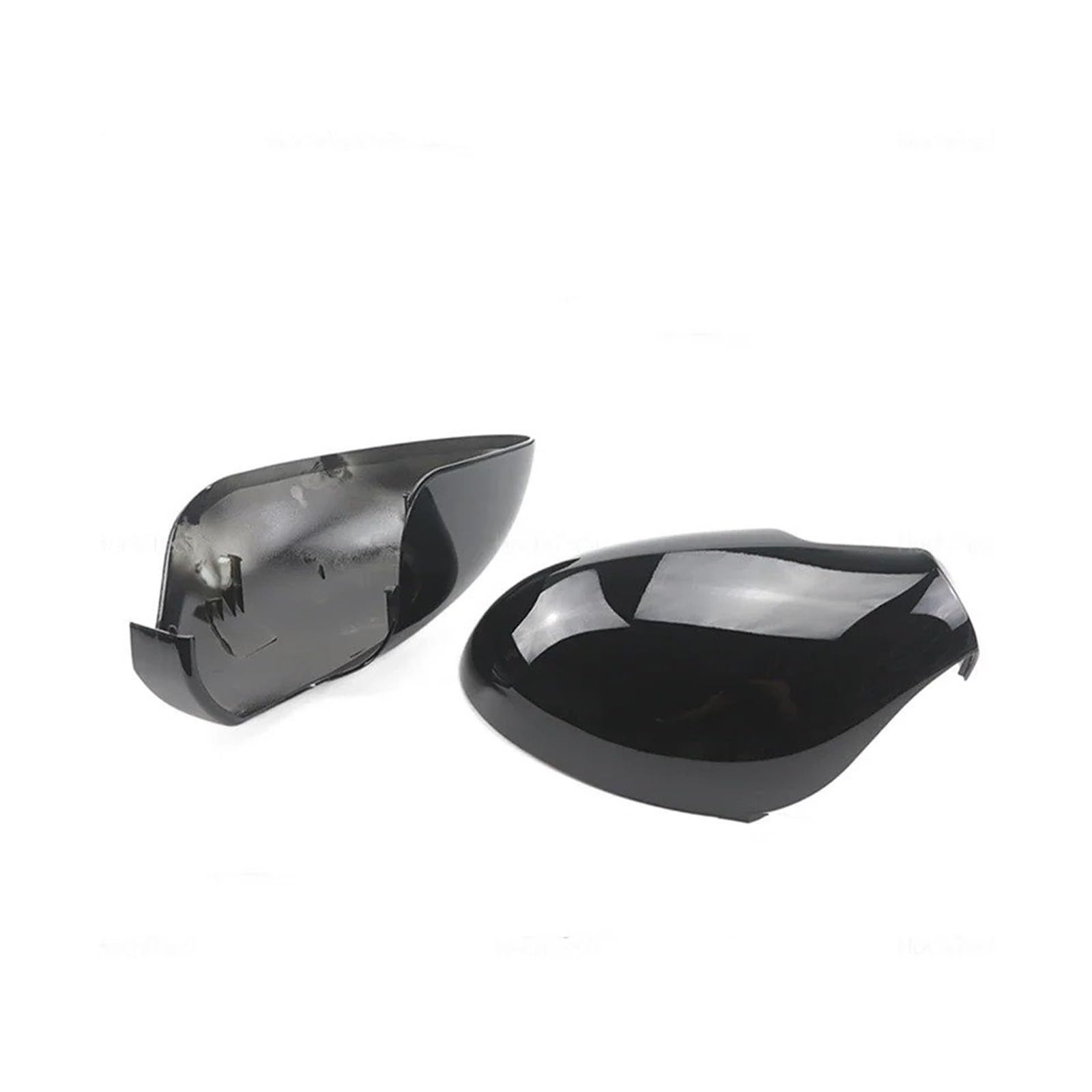 Spiegelkappenabdeckung Für Seat Ibiza MK3 6L 2002-2008 Kohlefaser Auto Rückansicht Tür Flügel Seitenspiegel Abdeckkappen Shell Case Mit Werkzeug Außenspiegelabdeckungen(Black) von Voseto