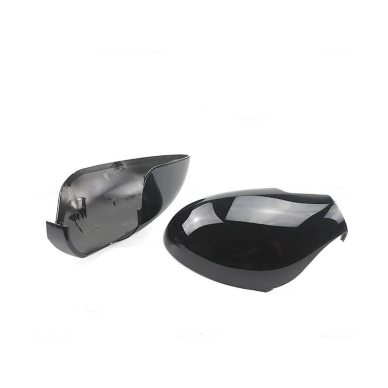 Spiegelkappenabdeckung Für Seat Ibiza MK3 6L 2002-2008 Kohlefaser Auto Rückansicht Tür Flügel Seitenspiegel Abdeckkappen Shell Case Mit Werkzeug Außenspiegelabdeckungen(Black) von Voseto