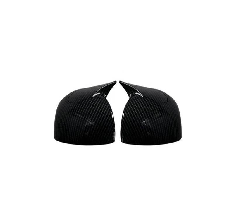 Spiegelkappenabdeckung Für Skoda Für Fabia 2008-2014 Autoaufkleber Rückspiegel Seitenspiegelabdeckung Flügelkappe Außentür Rückansicht Gehäuseverkleidung Kohlefaseroptik Außenspiegelabdeckungen(Carbon von Voseto