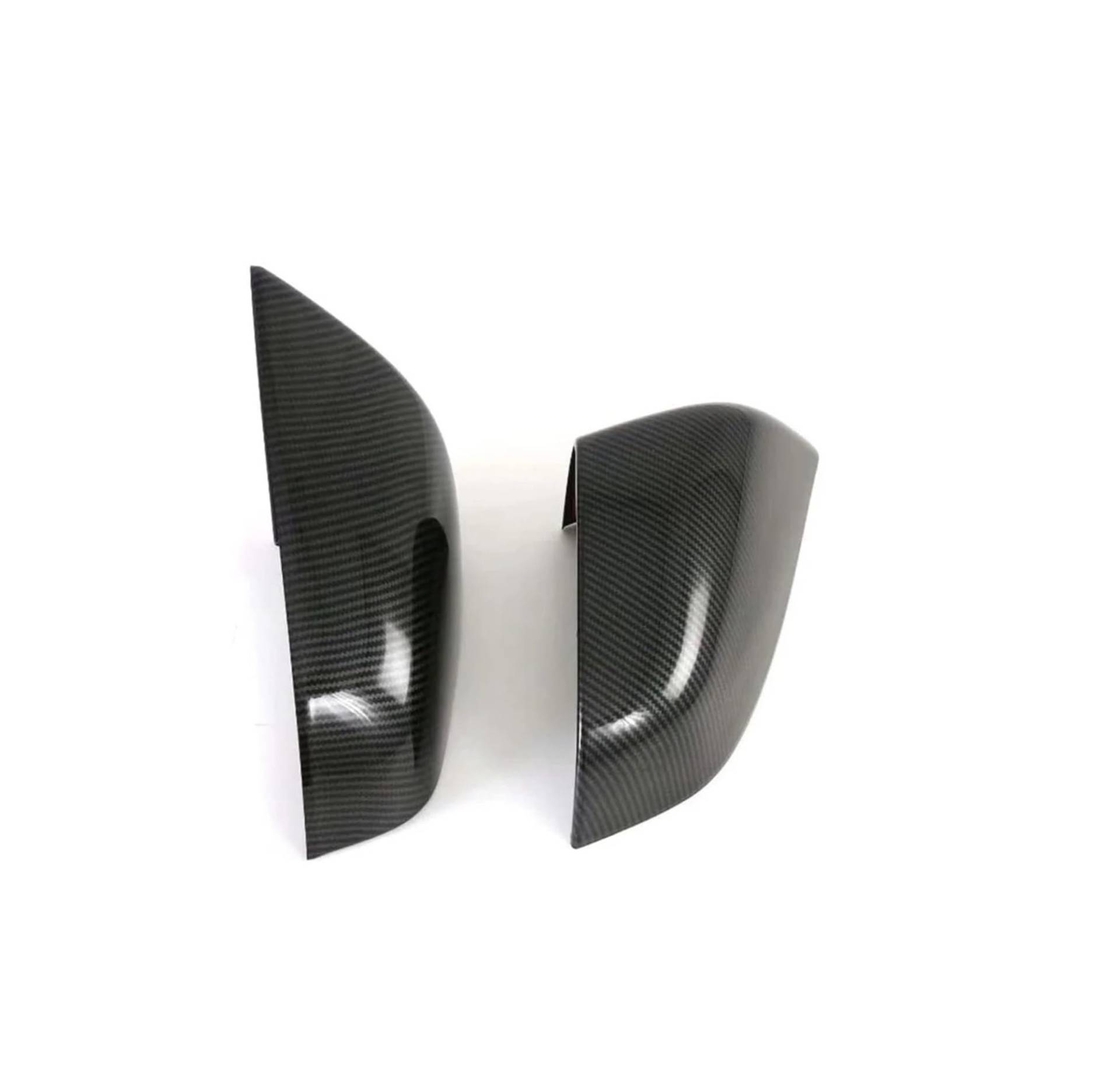Spiegelkappenabdeckung Für Tesla Für Modell S Ersatz Der Automatischen Seitenrückspiegelabdeckung Schalenkappe Gehäuse 2 Stück/Set Autospiegelgehäuse Außenspiegelabdeckungen(Carbon Fiber Color) von Voseto