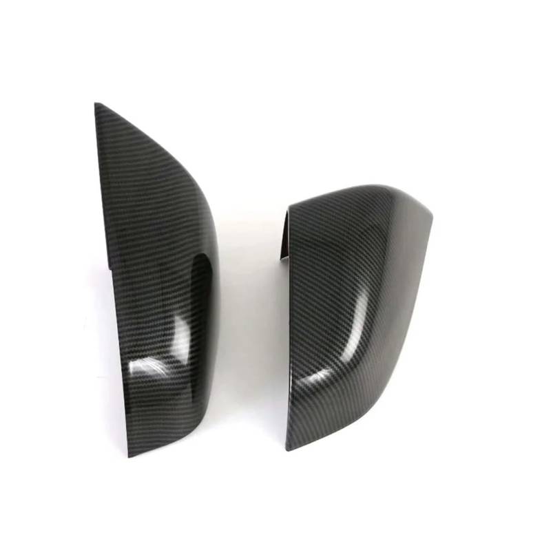 Spiegelkappenabdeckung Für Tesla Modell S 2017 2018 2019, Ersatzgehäuse Für Die Automatische Seitenrückspiegelabdeckung, 2 Stück Set Außenspiegelabdeckungen(Carbon Fiber Color) von Voseto