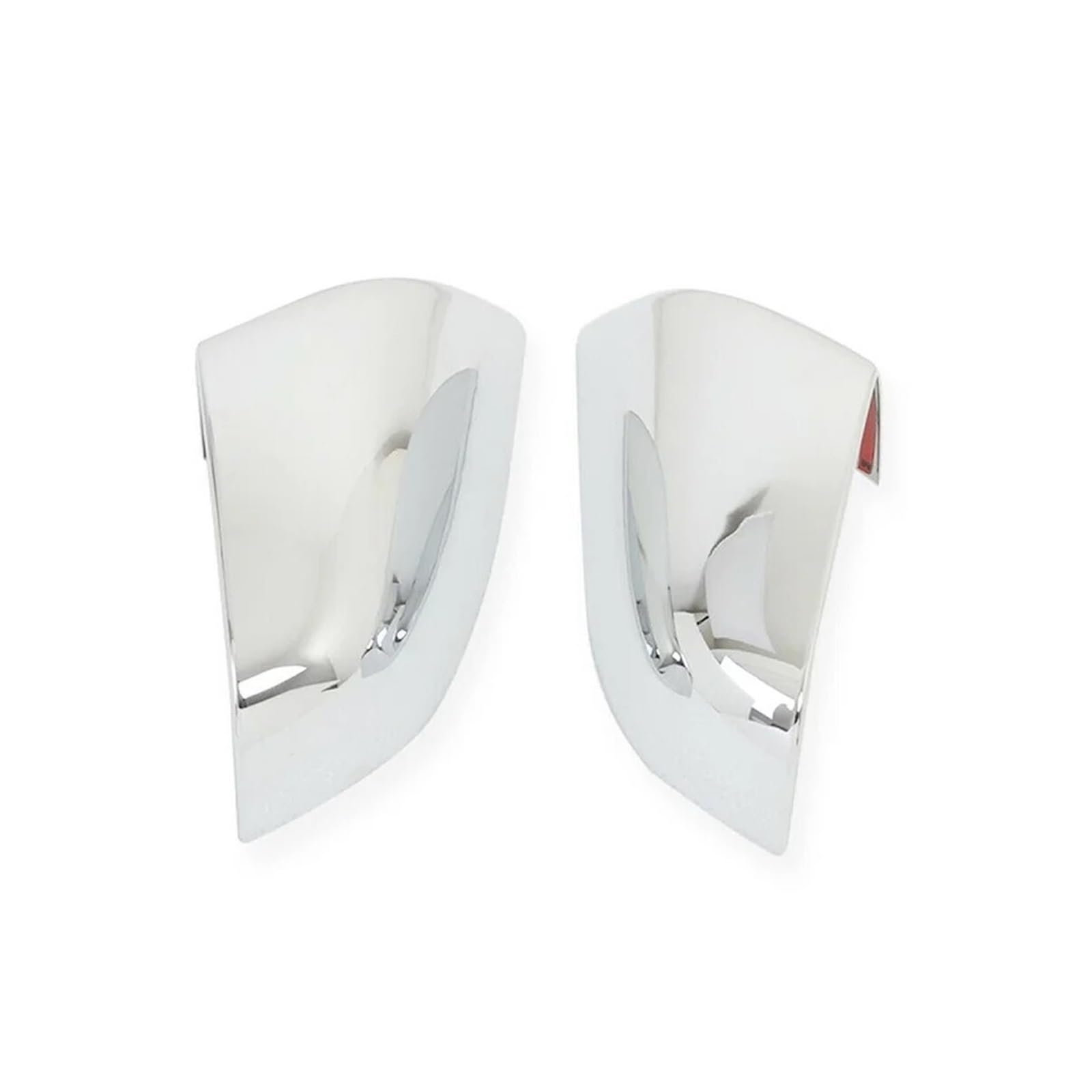 Spiegelkappenabdeckung Für Tesla Modell S 2017 2018 2019, Ersatzgehäuse Für Die Automatische Seitenrückspiegelabdeckung, 2 Stück Set Außenspiegelabdeckungen(Chrome Color) von Voseto