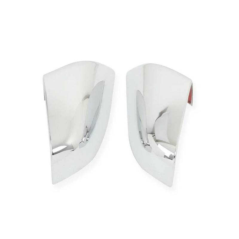 Spiegelkappenabdeckung Für Tesla Modell S 2017 2018 2019, Ersatzgehäuse Für Die Automatische Seitenrückspiegelabdeckung, 2 Stück Set Außenspiegelabdeckungen(Chrome Color) von Voseto
