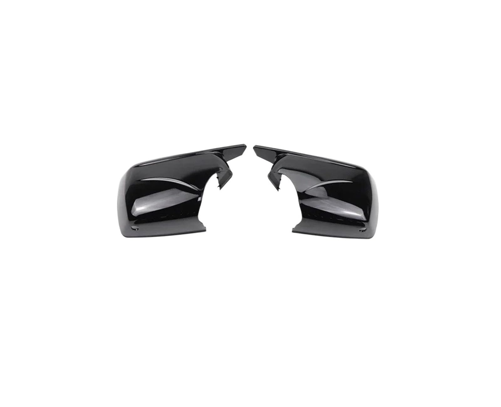 Spiegelkappenabdeckung Für X5 E53 1999-2006 Seitenspiegelabdeckung Hellschwarz Mit Werkzeug Rückansicht Seitenkofferverkleidung Auto Rückspiegelkappen Außenspiegelabdeckungen(1 Pair Black) von Voseto