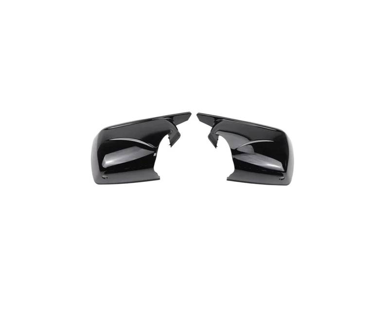 Spiegelkappenabdeckung Für X5 E53 1999-2006 Seitenspiegelabdeckung Hellschwarz Mit Werkzeug Rückansicht Seitenkofferverkleidung Auto Rückspiegelkappen Außenspiegelabdeckungen(1 Pair Black) von Voseto